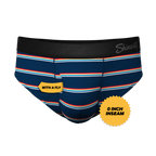 The Routine | Navy Stripe Ball Hammock® Pouch Underwear Briefs - Shinesty