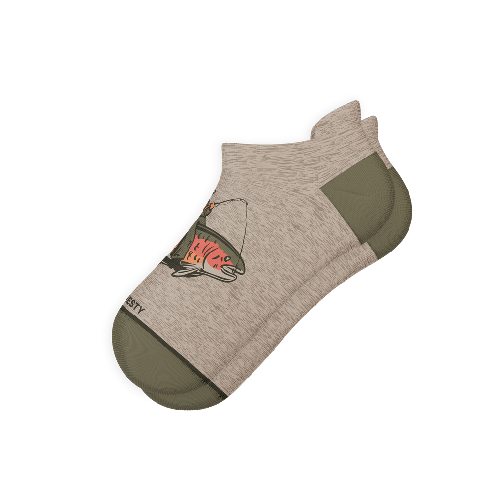 The Rowdy Angler | Fish Cowboy Heel Hammock™ Ankle Socks - Shinesty