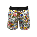 The Rowdy Rodeo | Western Map Shinesty x Diamond Cross Ranch Ball Hammock® Pouch Underwear With Fly - Shinesty