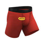 The Rust Fund | Rusty Red Ball Hammock® Pouch Underwear With Fly - Shinesty