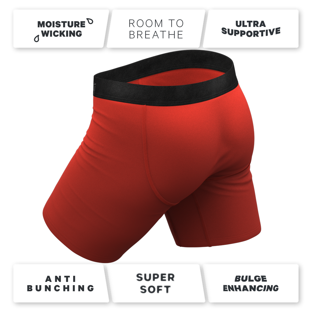 The Rust Fund | Rusty Red Ball Hammock® Boxer - Long Leg - Shinesty