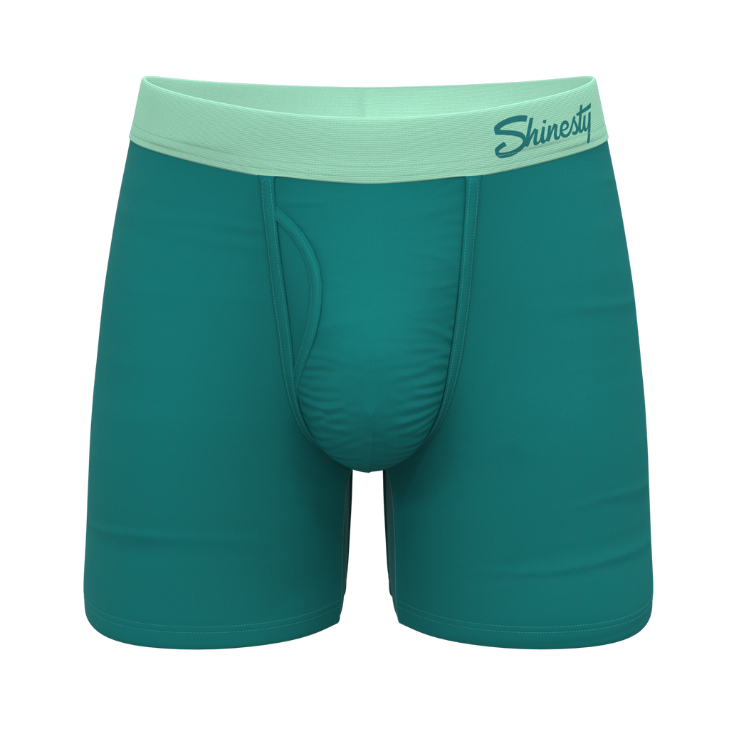 The Maldives | Teal Ball Hammock® Pouch Underwear With Fly - Shinesty