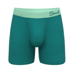 The Maldives | Teal Ball Hammock® Pouch Underwear With Fly - Shinesty