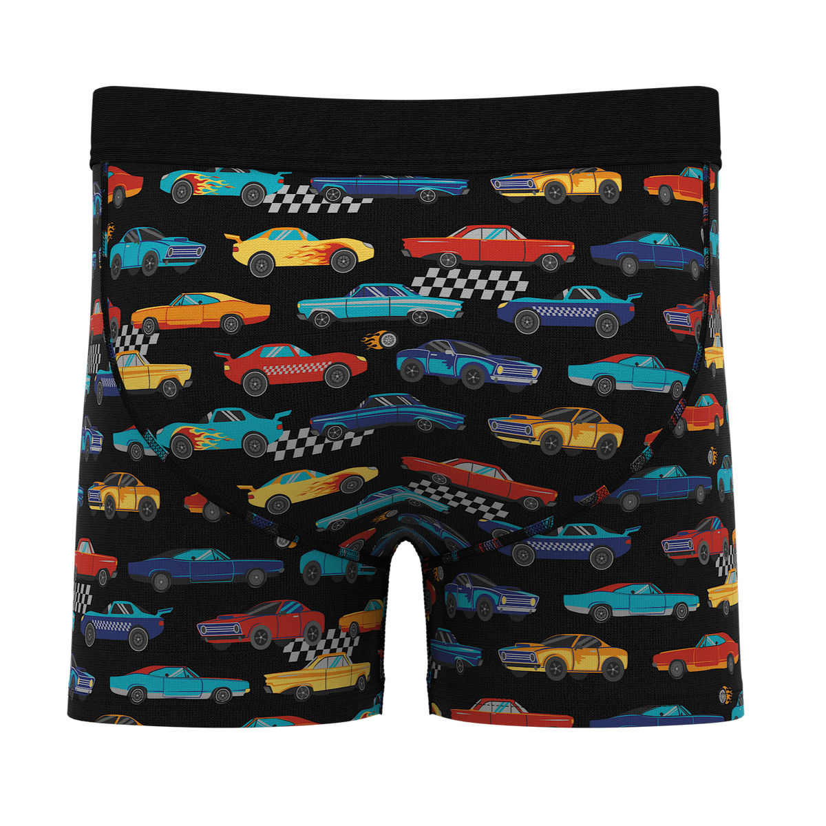 The Start Your Engines | Racecar Youth Boxer Briefs - Shinesty