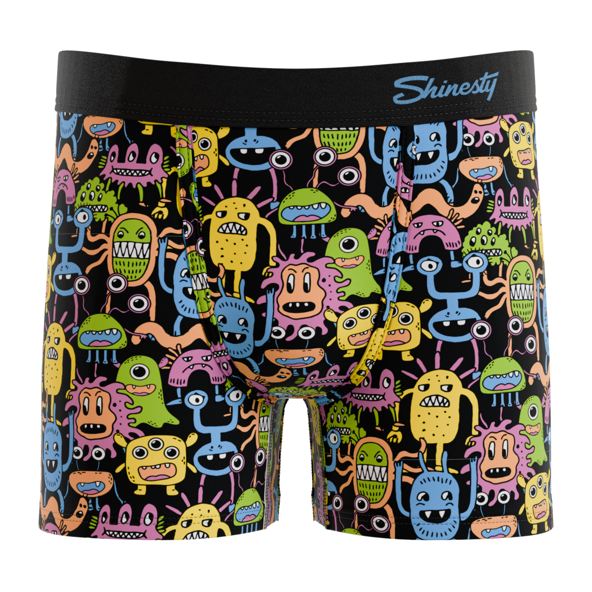 The Under The Bed | Colorful Monsters Youth Boxer Briefs - Shinesty