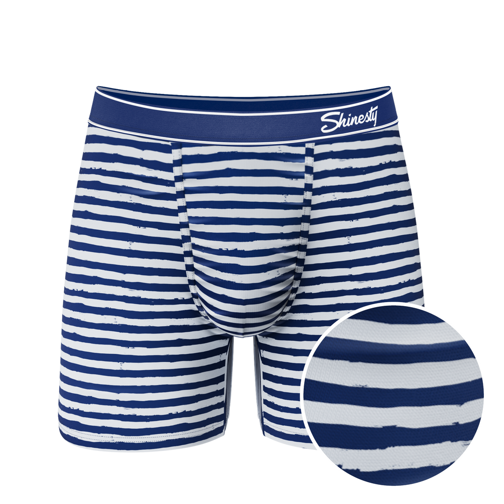 The Sailor | Nautical Stripe Ball Hammock® Pouch Underwear - Shinesty