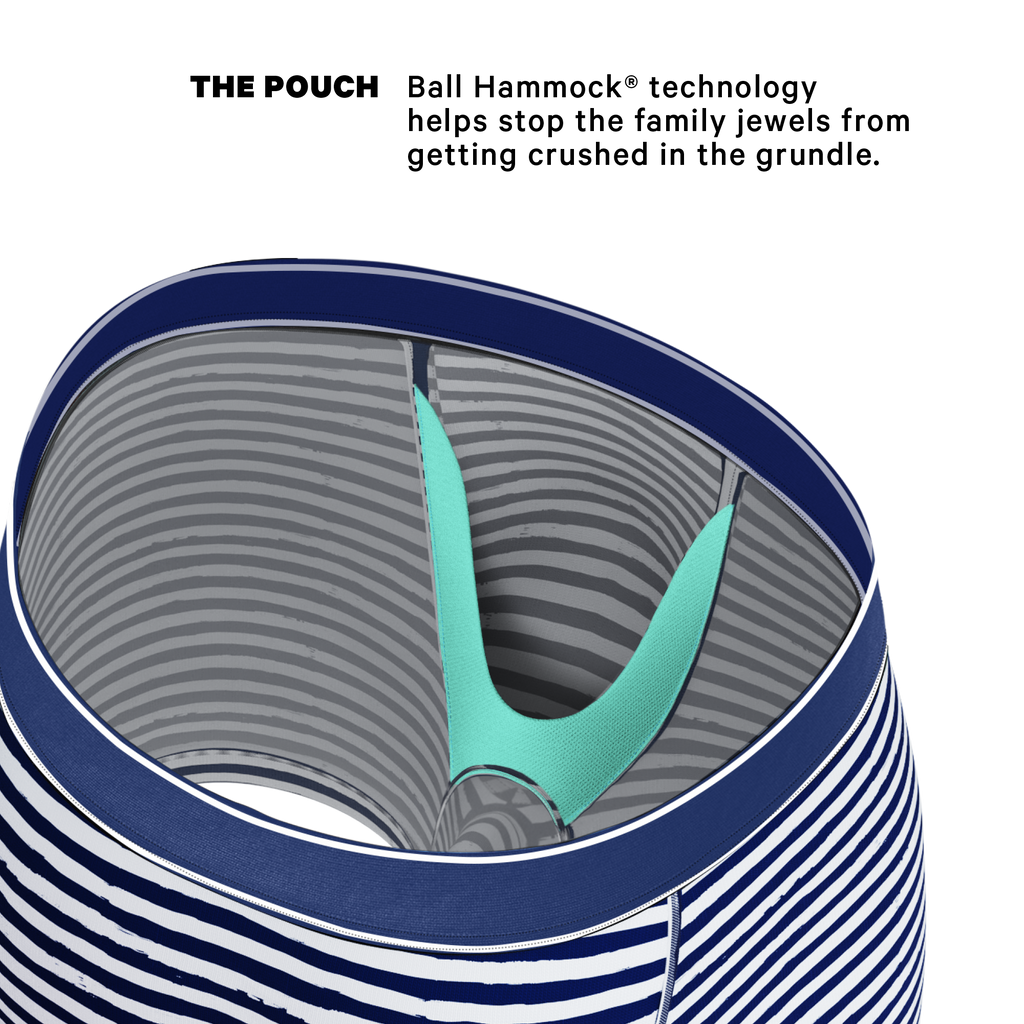 The Sailor | Nautical Stripe Ball Hammock® Pouch Underwear - Shinesty