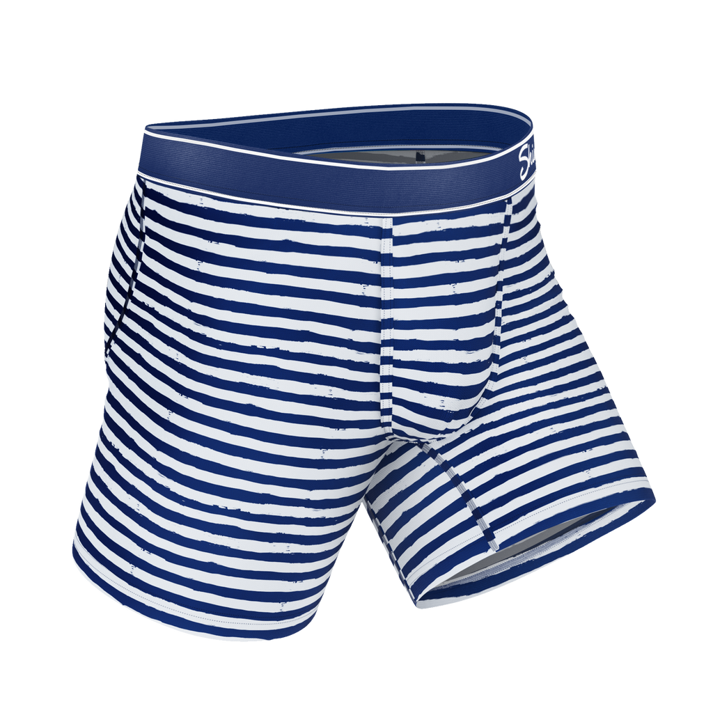 The Sailor | Nautical Stripe Ball Hammock® Pouch Underwear - Shinesty