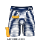 The Sailor | Nautical Stripe Ball Hammock® Boxer - Long Leg - Shinesty