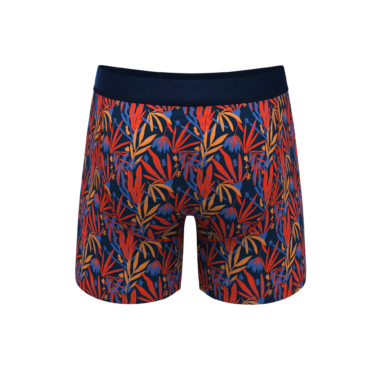 The San Diego Sunrise | Tropical Foliage Ball Hammock® Pouch Underwear With Fly - Shinesty