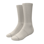 The Sandstorm | Plain Tan Heel Hammock™ Crew Socks - Shinesty