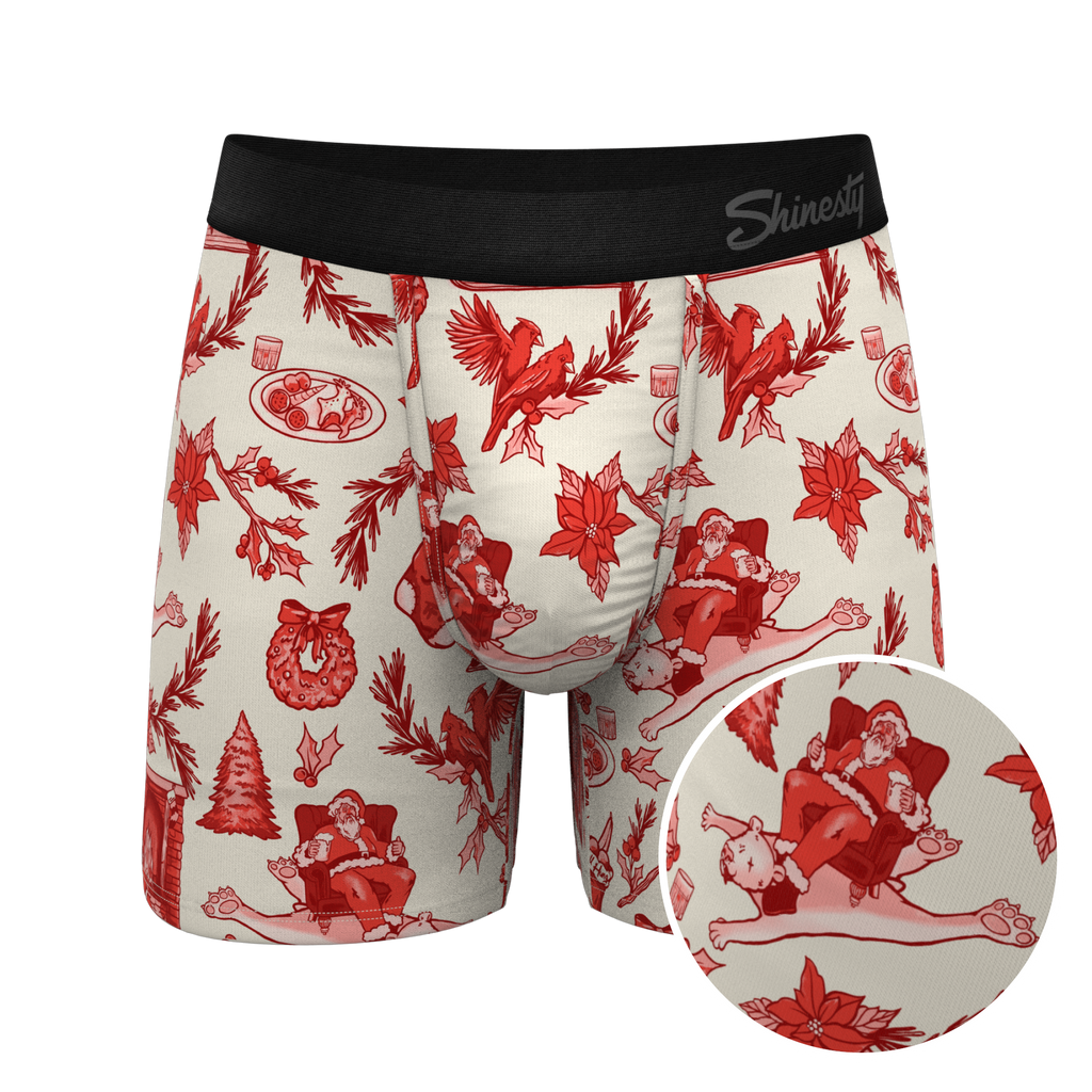 The Santa Slays | Christmas Toile Ball Hammock® Pouch Underwear - Shinesty