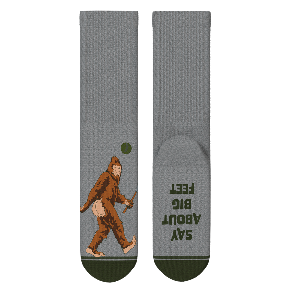 The Sassquatch | Bigfoot Heel Hammock™ Crew Socks - Shinesty