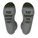 The Sassquatch | Bigfoot Heel Hammock™ Crew Socks - Shinesty