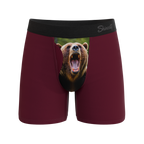 The Scare Bear | Grizzly Bear Ball Hammock® Pouch Underwear With Fly - Shinesty
