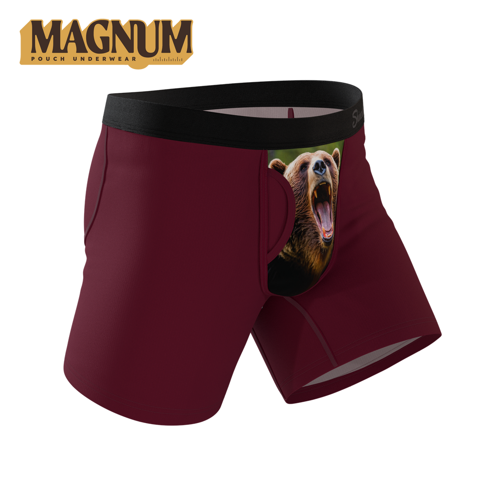 The Scare Bear | Grizzly Bear Ball Hammock® Magnum Big Pouch Underwear - Shinesty