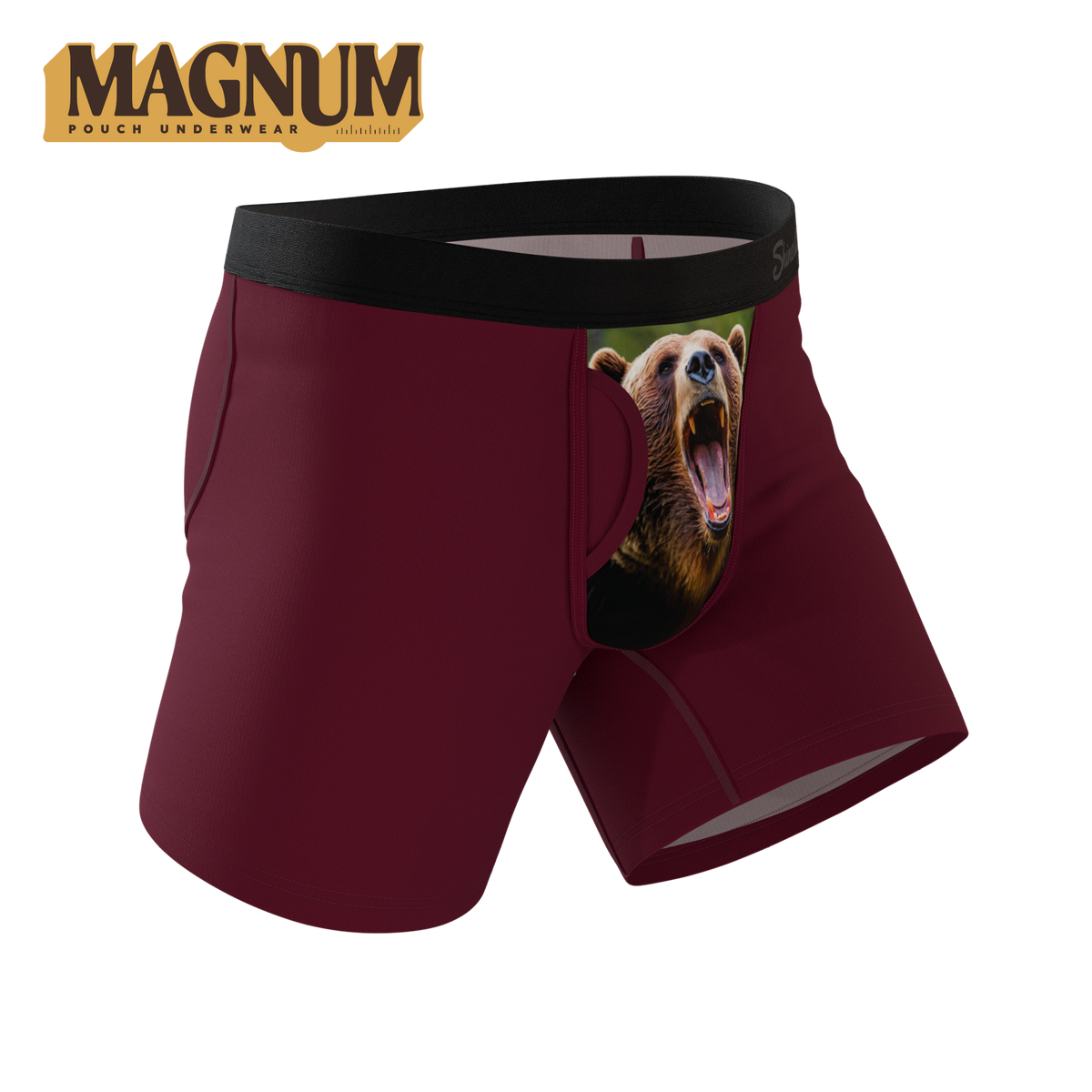The Scare Bear | Grizzly Bear Ball Hammock® Magnum Big Pouch Underwear - Shinesty