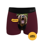 The Scare Bear | Grizzly Bear Ball Hammock® Pouch Trunks Underwear - Shinesty