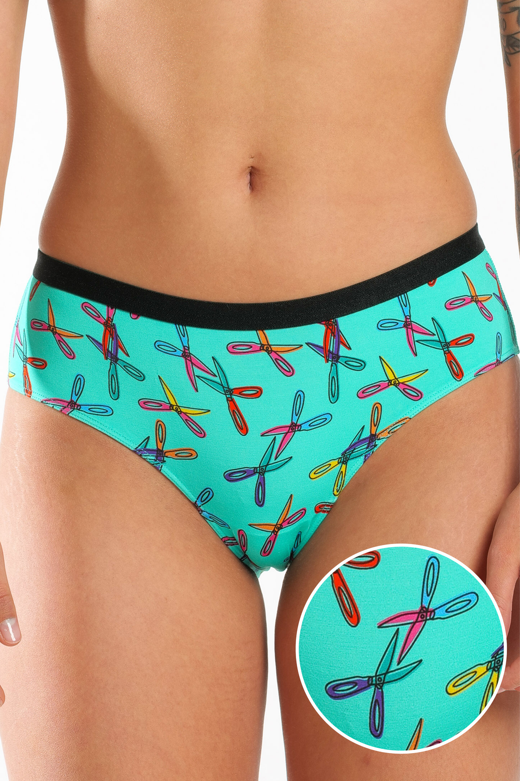 The Scissor Sisters | Scissor Modal Cheeky Underwear - Shinesty