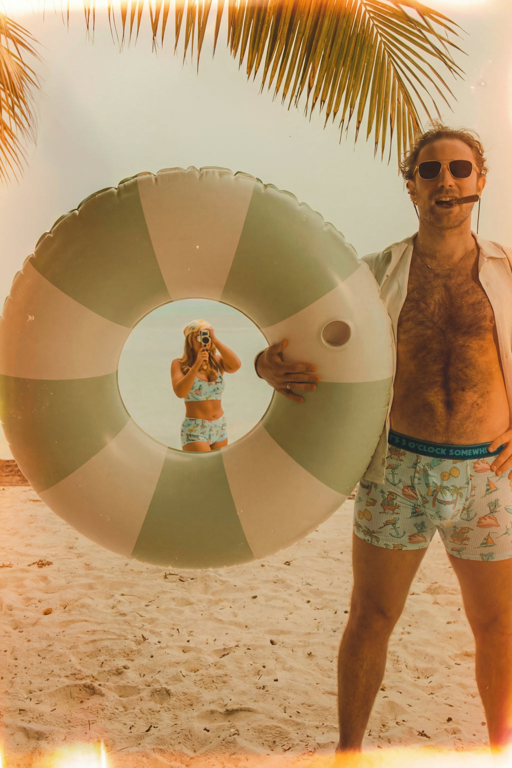 The Boat Drinks | Shinesty x Margaritaville® Boob Hammock™ Scoop Bralette - Shinesty
