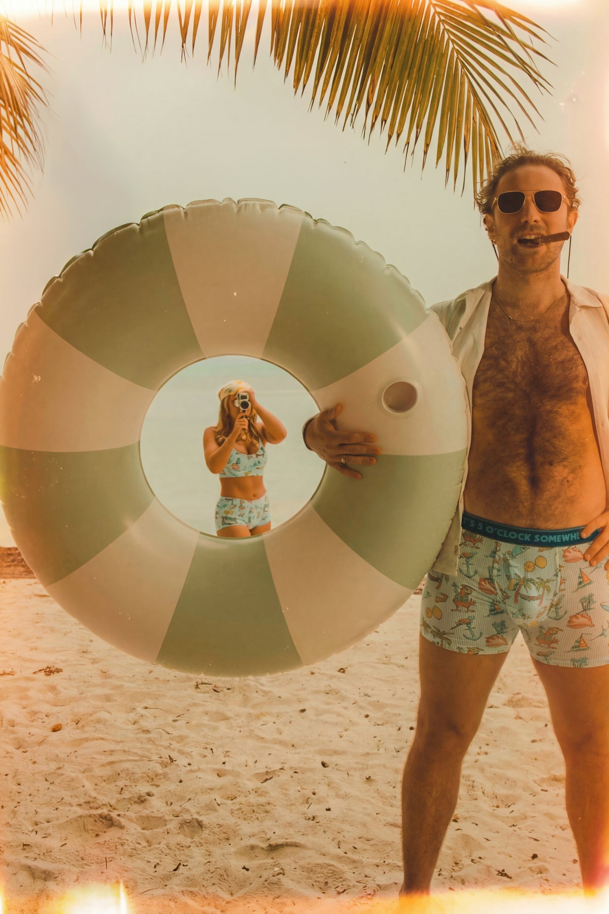 The Boat Drinks | Shinesty x Margaritaville® Boob Hammock™ Scoop Bralette - Shinesty