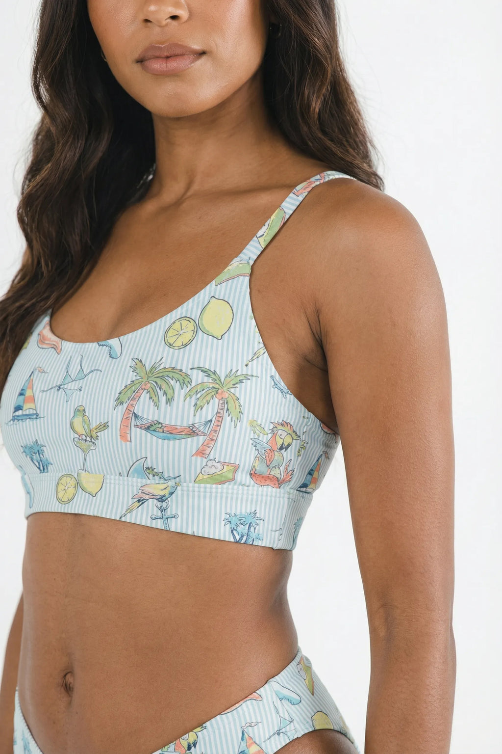 The Boat Drinks | Shinesty x Margaritaville® Boob Hammock™ Scoop Bralette - Shinesty