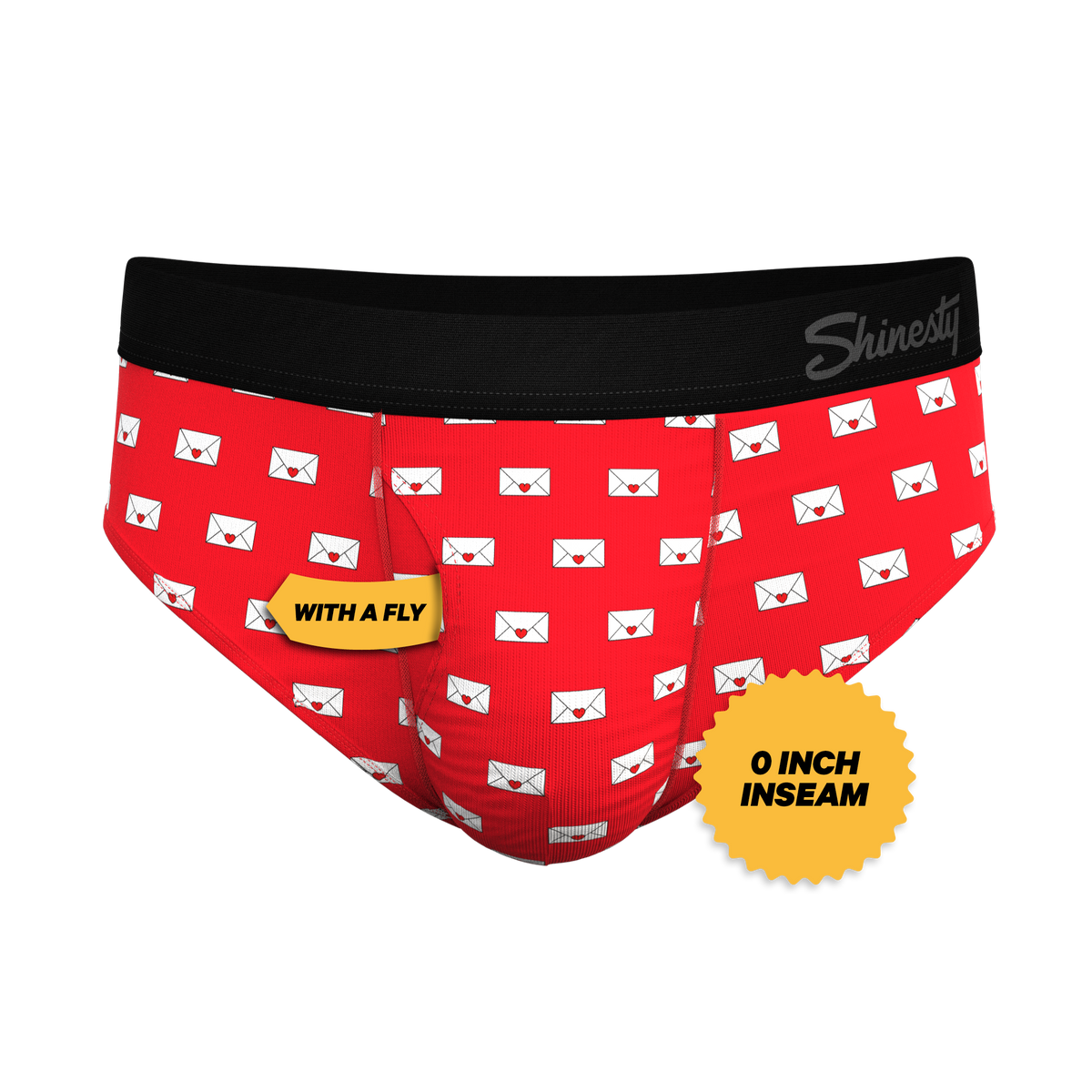The Secret Admirer | Valentines Letters Ball Hammock® Pouch Underwear Briefs - Shinesty