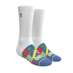 The Secretariat | Derby Flag Heel Hammock™ Crew Socks - Shinesty
