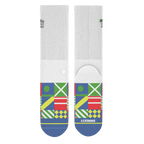 The Secretariat | Derby Flag Heel Hammock™ Crew Socks - Shinesty