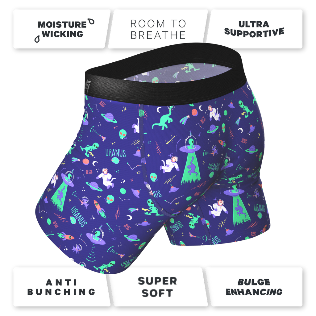 The Sensual Abduction | Alien Ball Hammock® Pouch Underwear - Shinesty