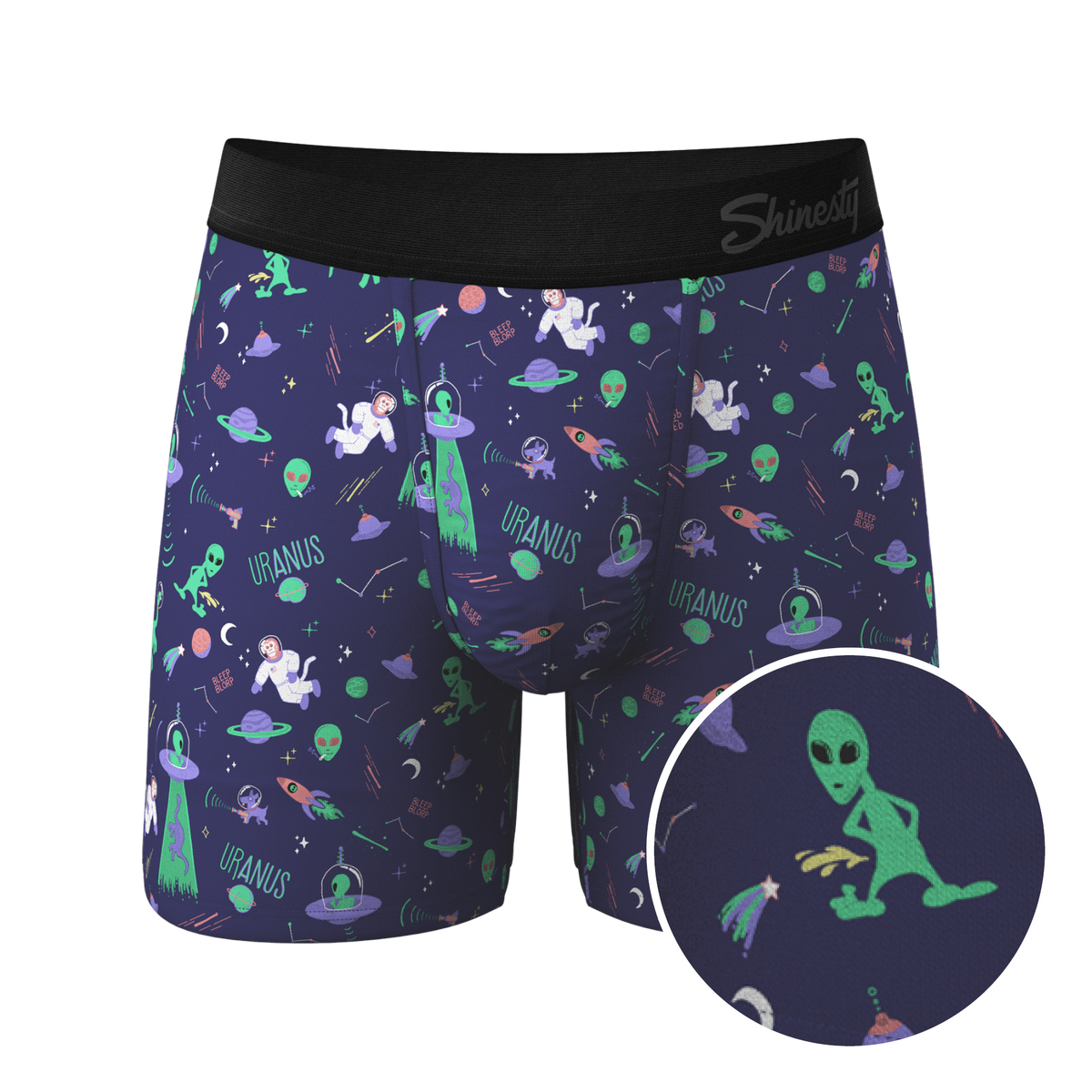 The Sensual Abduction | Alien Ball Hammock® Pouch Underwear - Shinesty