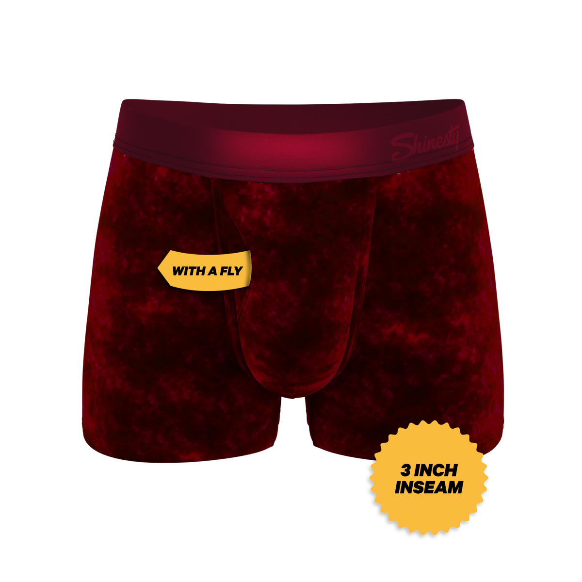 The Serenade | Red Velvet Velvet Trunk Underwear - Shinesty