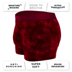 The Serenade | Red Velvet Velvet Trunk Underwear - Shinesty