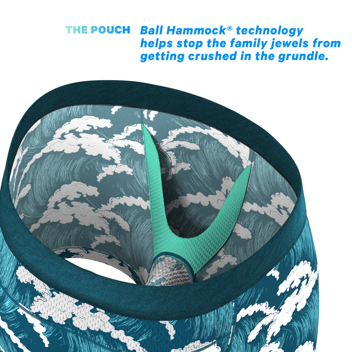 The Seven Seas | Tidal Wave paradICE™ Cooling Ball Hammock® Underwear - Shinesty