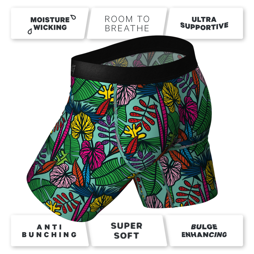 The Sex On The Beach | Tropical Ball Hammock® Boxer - Long Leg - Shinesty
