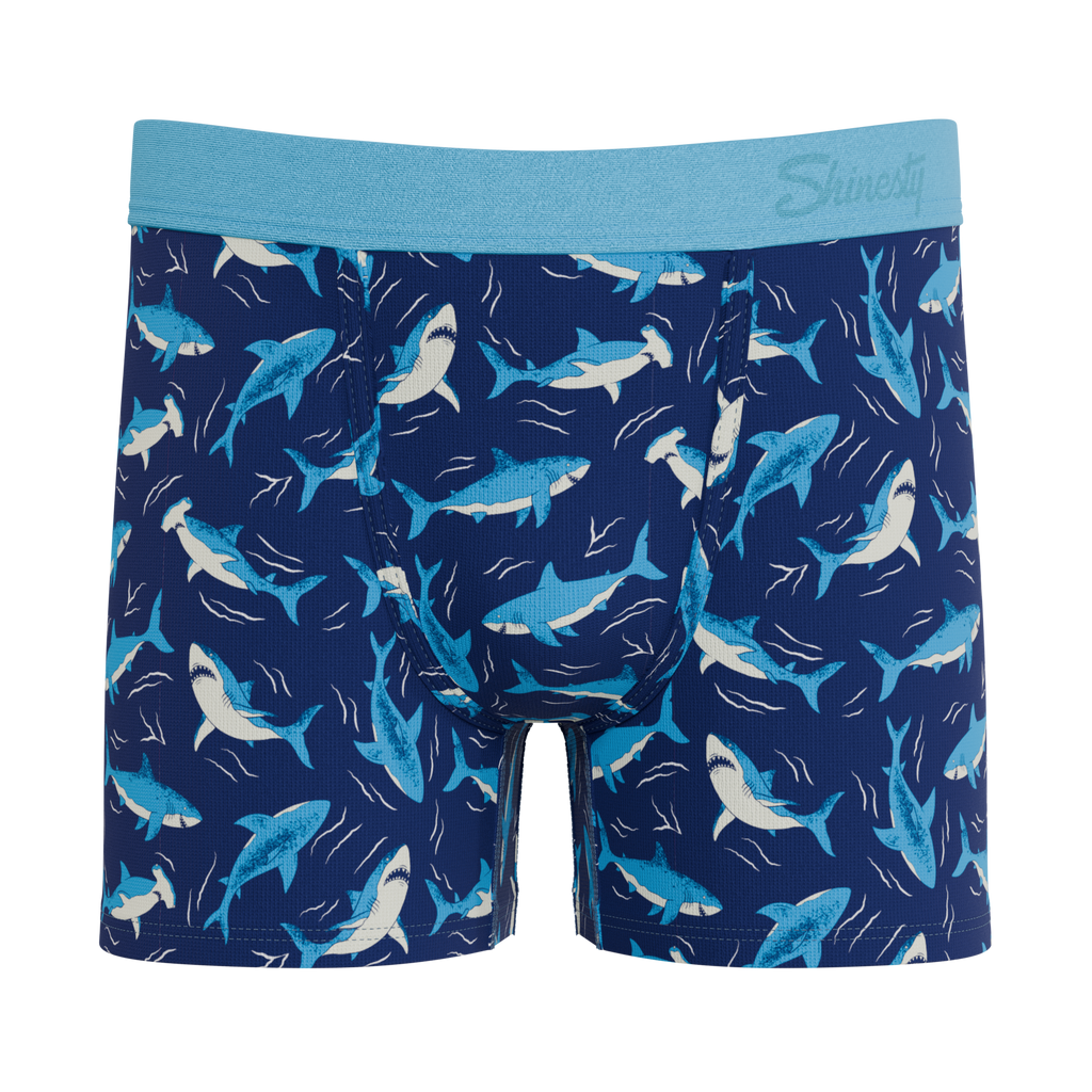 The Shark Lark | Shark Youth Boxer Briefs - Shinesty