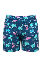 The Shorebreak | Navy Tropical Ball Hammock® Pouch 5" Swim Trunks - Shinesty