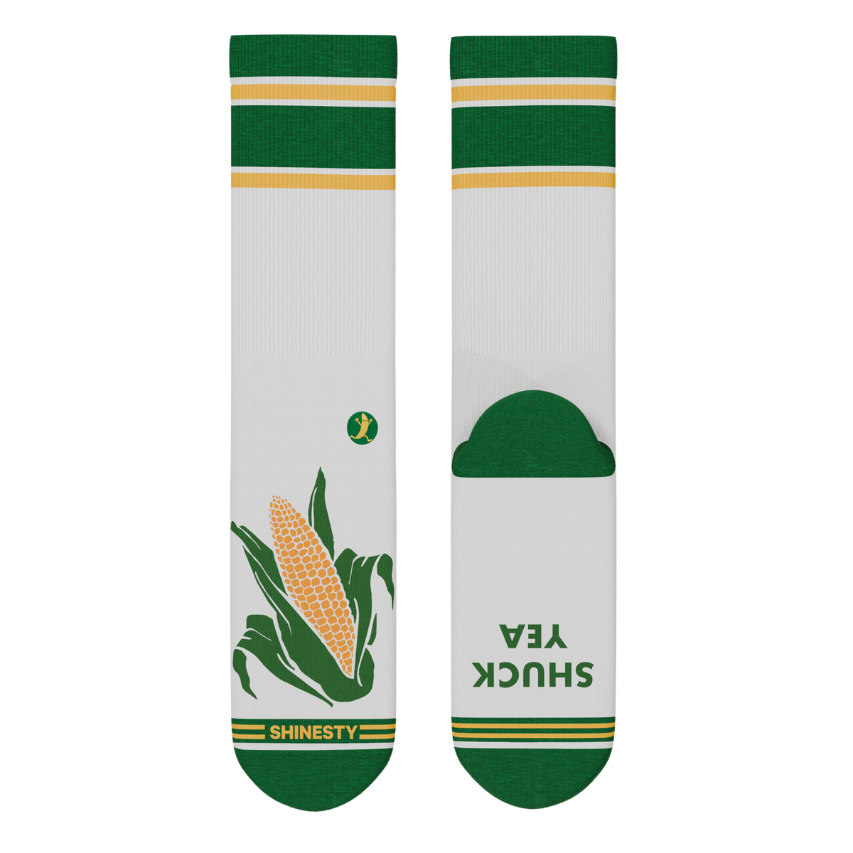 The Shuck Yea | Corn Heel Hammock™ Crew Socks - Shinesty