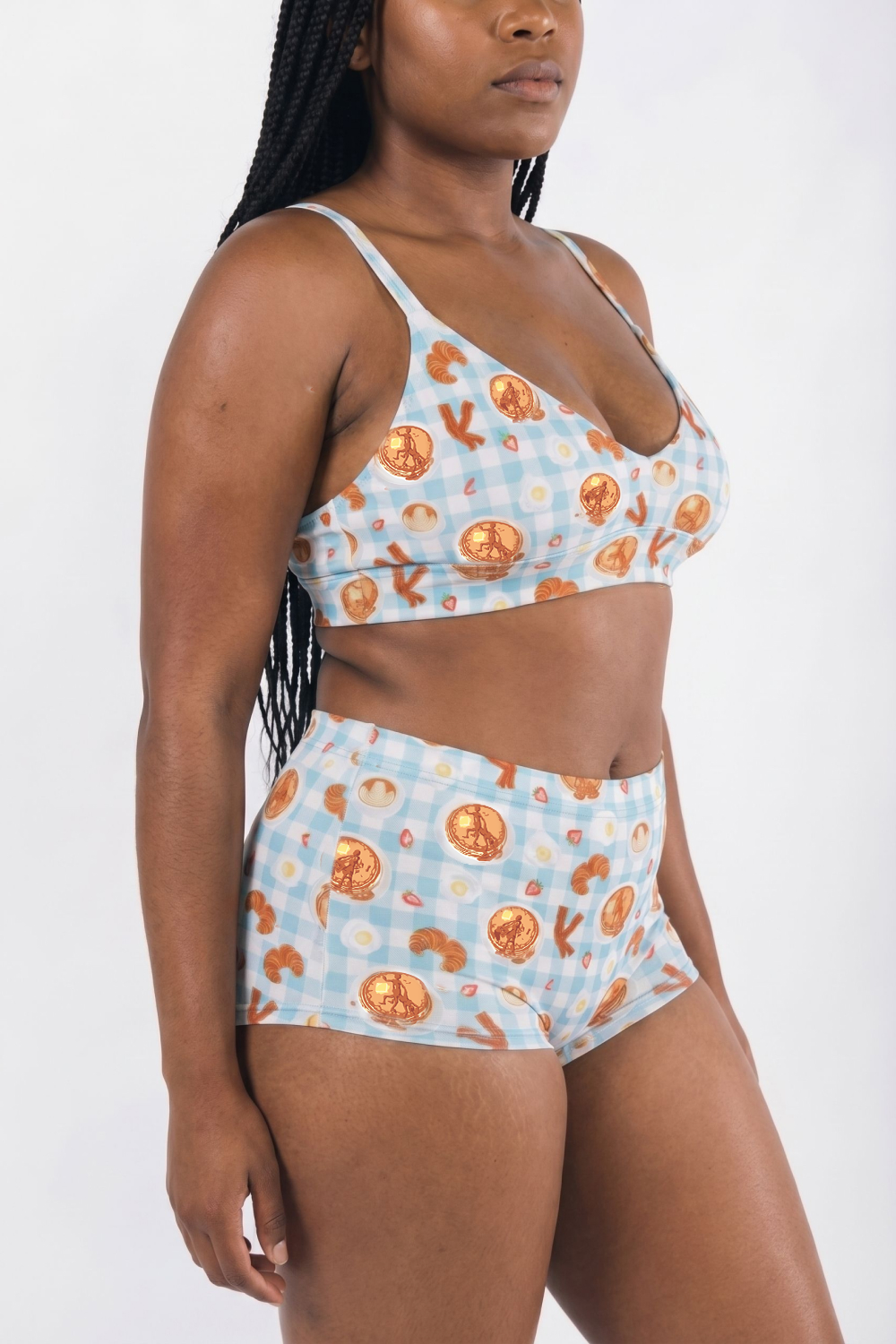 The Good Moaning | Naughty Breakfast Boob Hammock™ Plunge Bralette - Shinesty