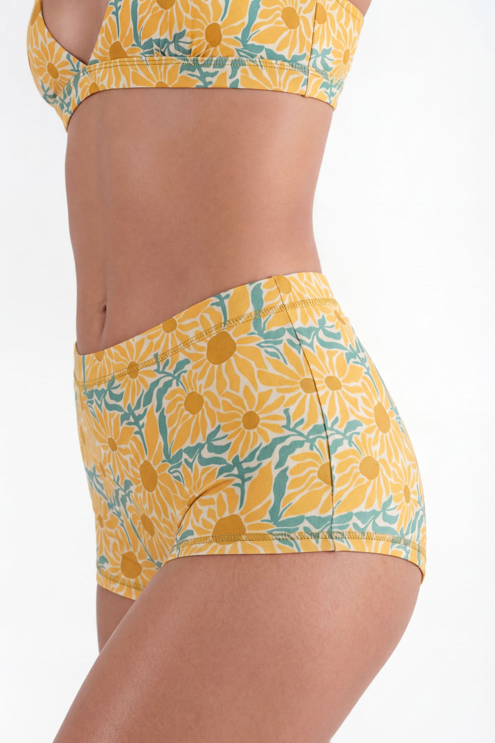 The June Bug | Sunflower Modal Boyshort Underwear - Shinesty