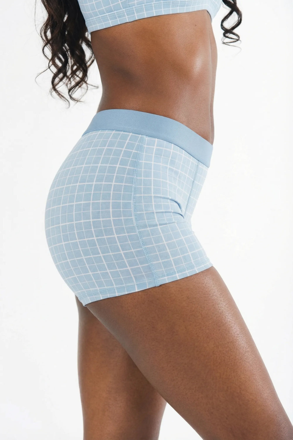 The Spick & Span | Window Pane Plaid Women’s Boxers - Shinesty