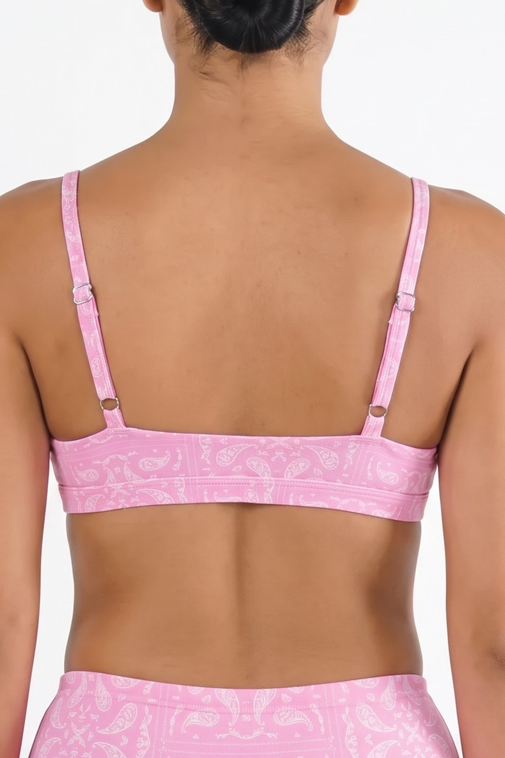 The Silk & Saddle | Pink Bandana Boob Hammock™ Triangle Bralette - Shinesty
