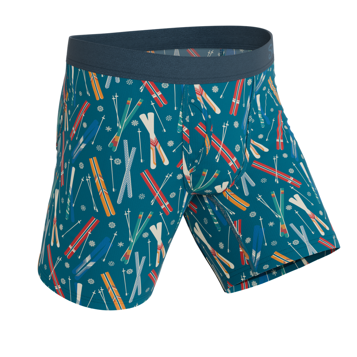 The Ski In Ski Out | Retro Ski Ball Hammock® Boxer - Long Leg - Shinesty