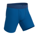 The Skydiver | Ocean Blue Ball Hammock® Boxer - Long Leg - Shinesty