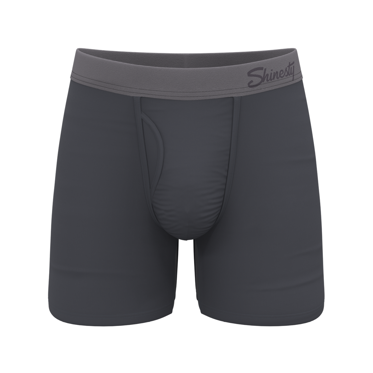 The Slate Expectations | Grey Tonal Ball Hammock® Magnum Big Pouch Underwear - Shinesty