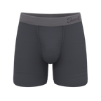 The Slate Expectations | Grey Tonal Ball Hammock® Pouch Underwear - Shinesty