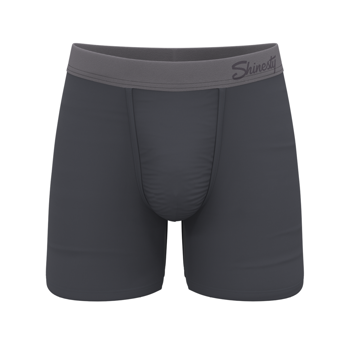 The Slate Expectations | Grey Tonal Ball Hammock® Pouch Underwear - Shinesty
