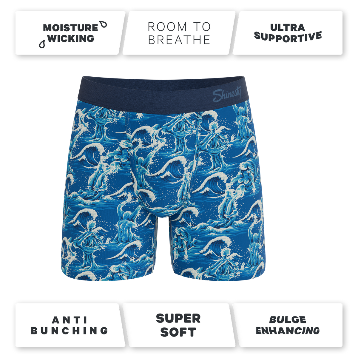 The Slippery When Wet | Naughty Wave Ball Hammock® Pouch Underwear - Shinesty