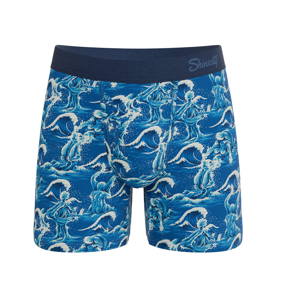 The Slippery When Wet | Naughty Wave Ball Hammock® Pouch Underwear With Fly - Shinesty