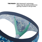 The Slippery When Wet | Naughty Wave Ball Hammock® Pouch Underwear Briefs - Shinesty